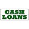 Signmission CASH LOANS BANNER SIGN payday advance title pawn shop for gold B-96 Cash Loans - alternate 1